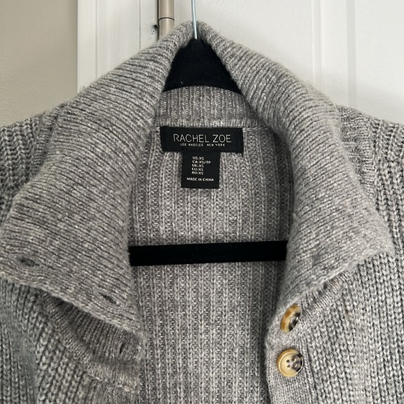 Rachel Zoe Collared Cardigan Sweater - Picture 2 of 5